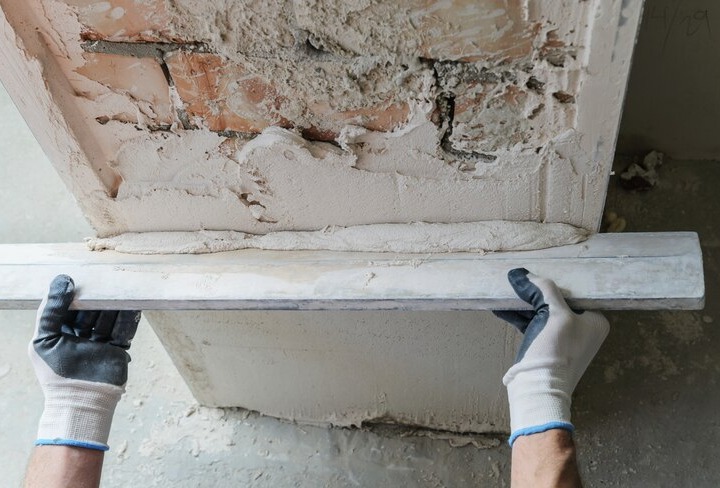 Ajeesh: cement plastering work
