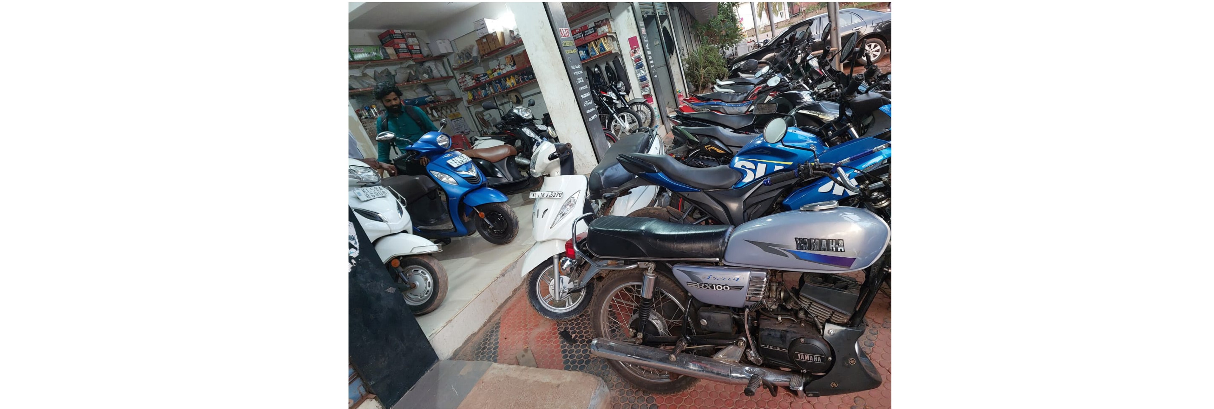 Alif accessories . Used bike and scooty selling and buying