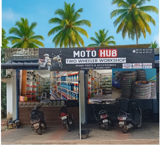 Two Wheeler WorkShop : Moto Hub Chundekkai Ayanchery
