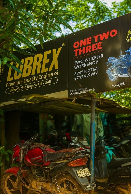 Two Wheeler WorkShop : ONE TWO THREE Kakkuni