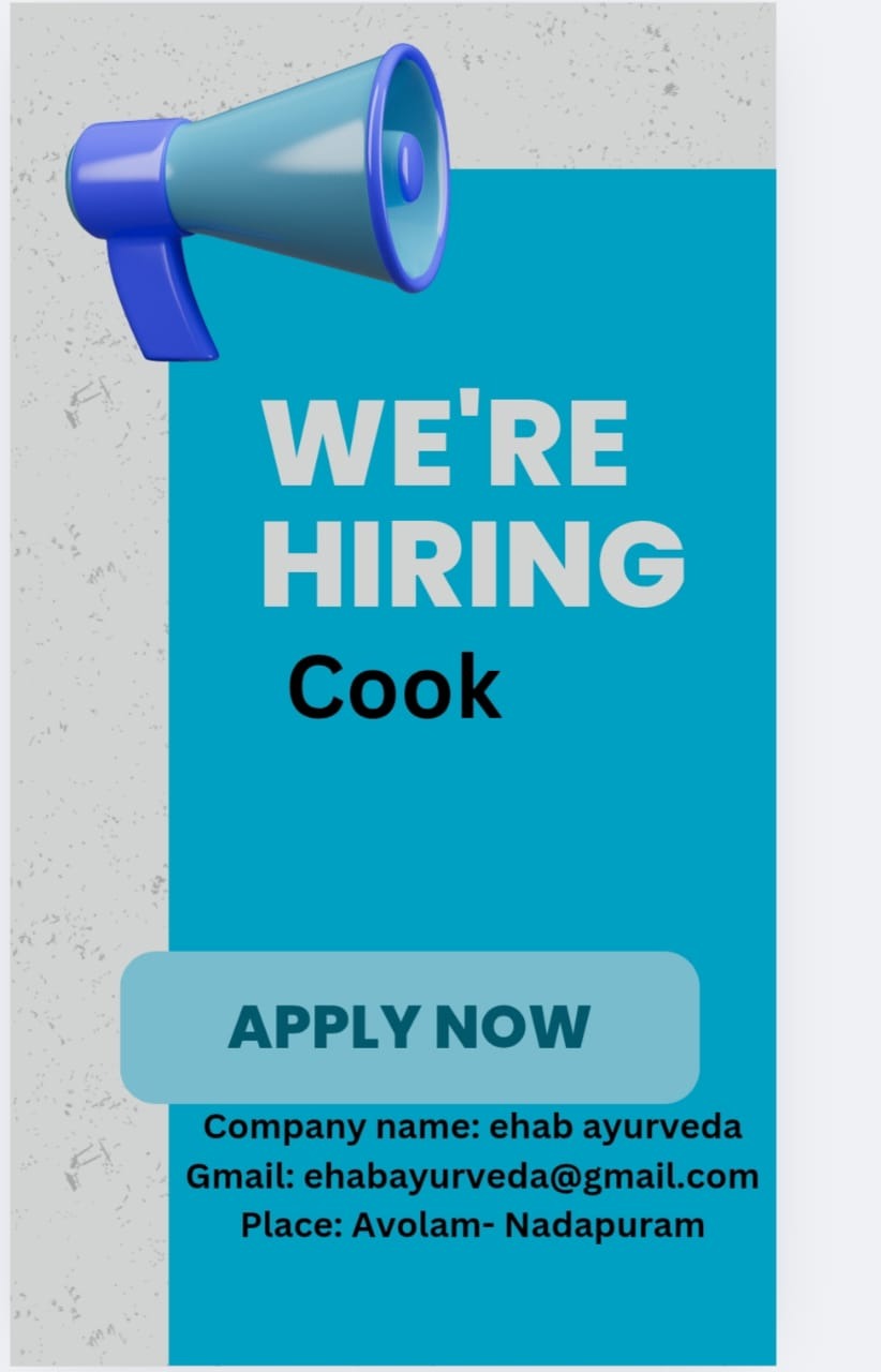 Job Vacancy: Cook