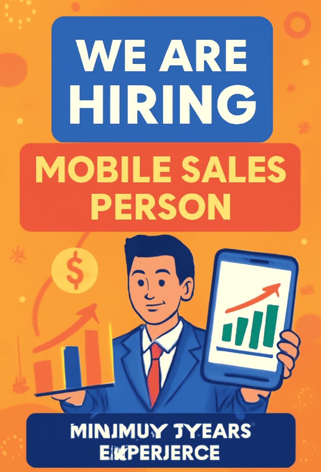Job Vacancy:  Mobile Sales Person