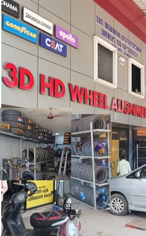 Tyre shop, Car tyre Vadakara : MG Tyres