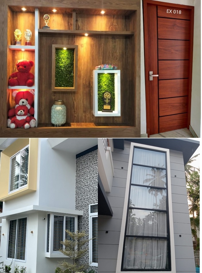 Interior work vadakara, ladder, doors , Global interior
