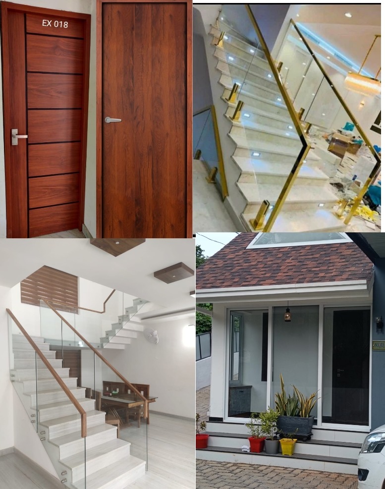 Interior work vadakara, ladder, doors , Global interior