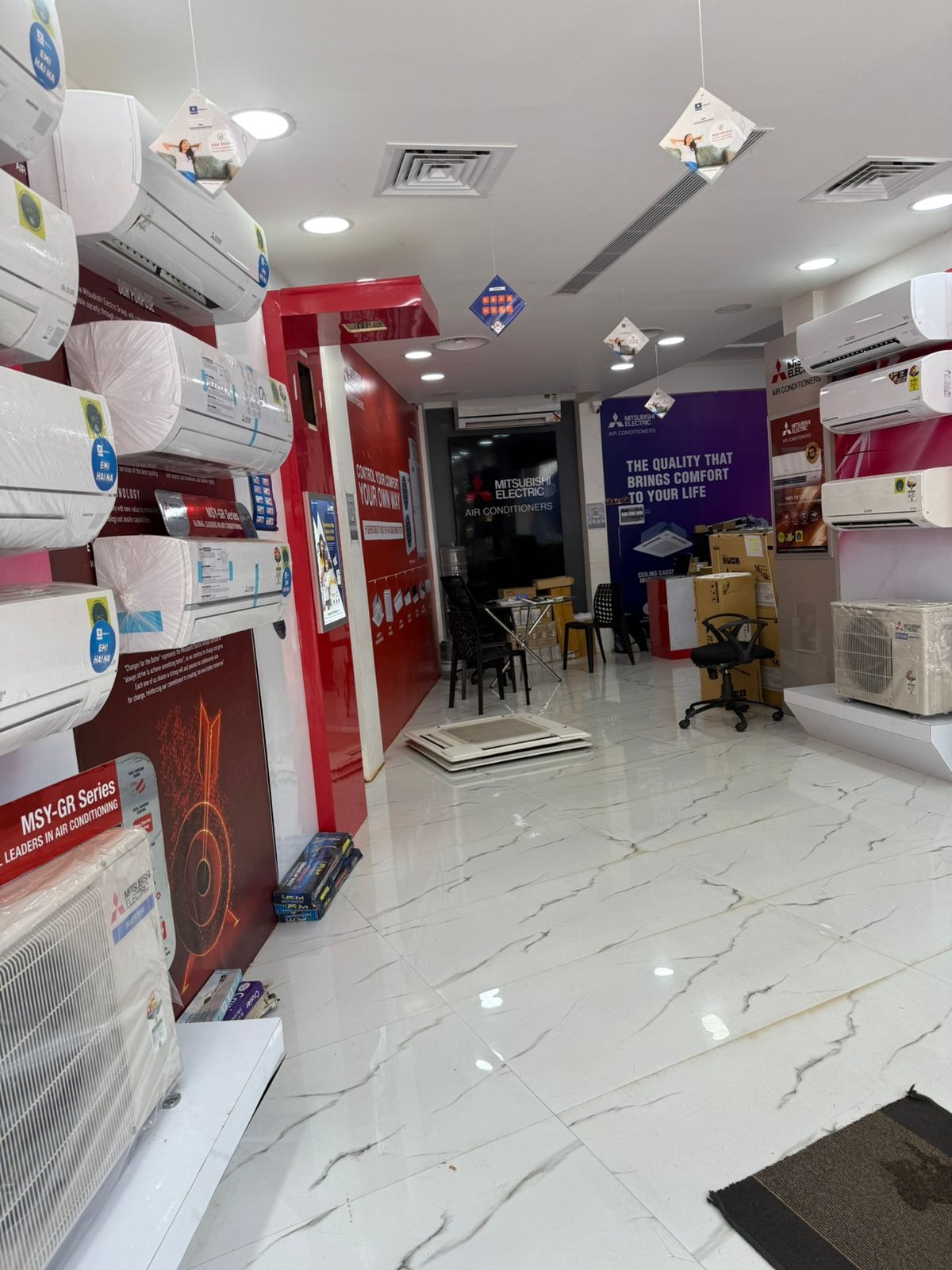 AC service calicut thondayad, Mitsubishi, Panasonic, carrier, general, Star air conditioners  