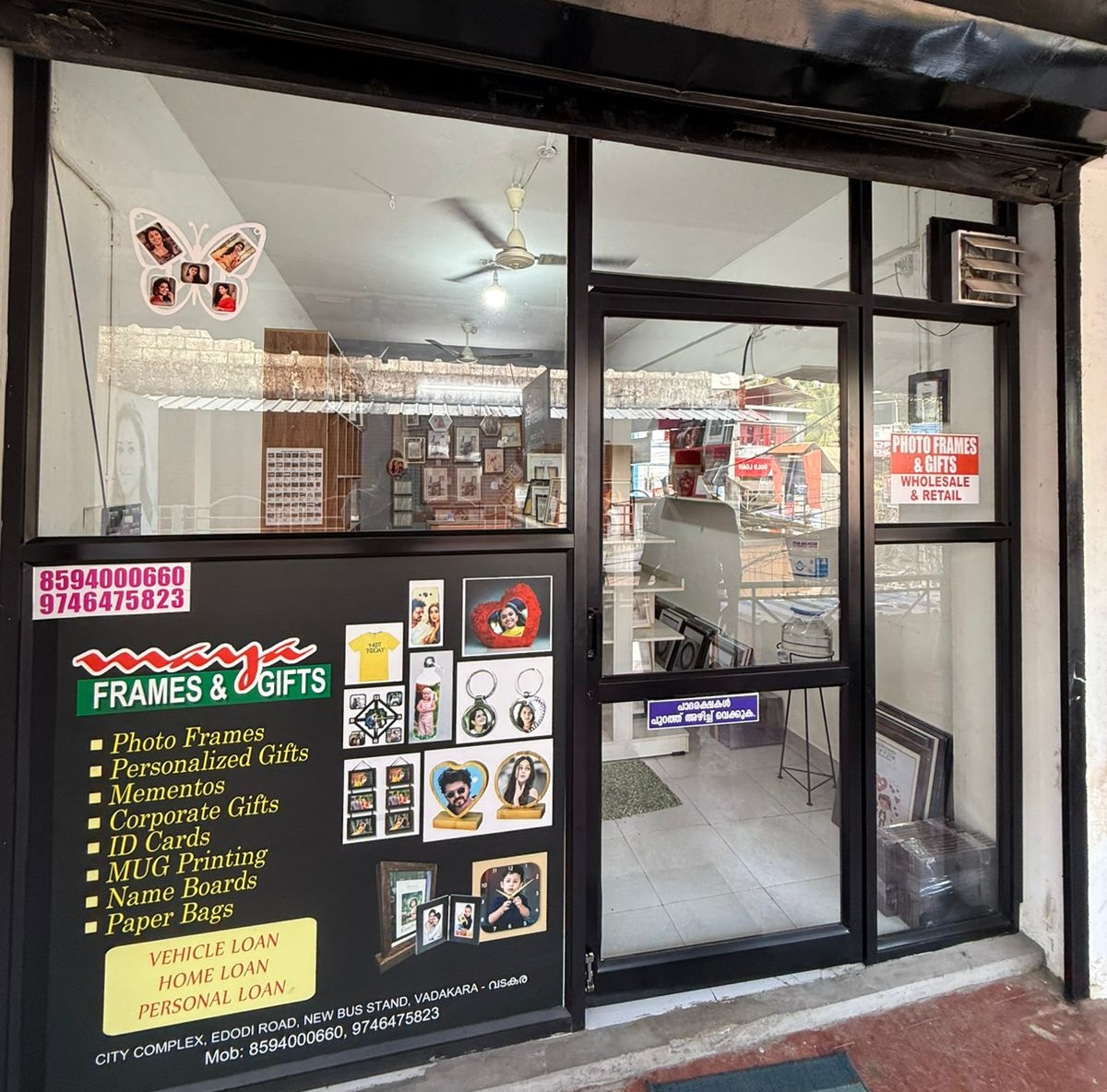 Photo frames  and gifts wholesale and reatail vadakara : Maya Frames and Gifts