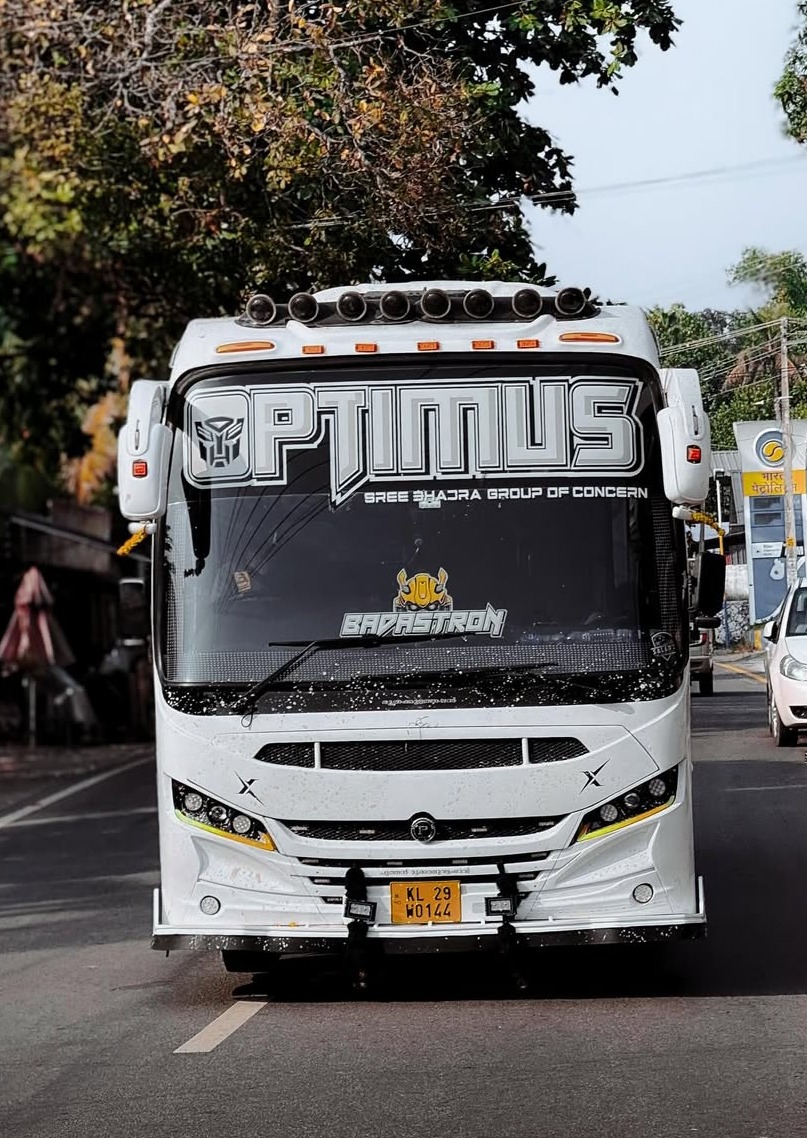 Tourist bus kollam paravoor, tourist bus service kollam paravoor, Optimus Travelvibes 