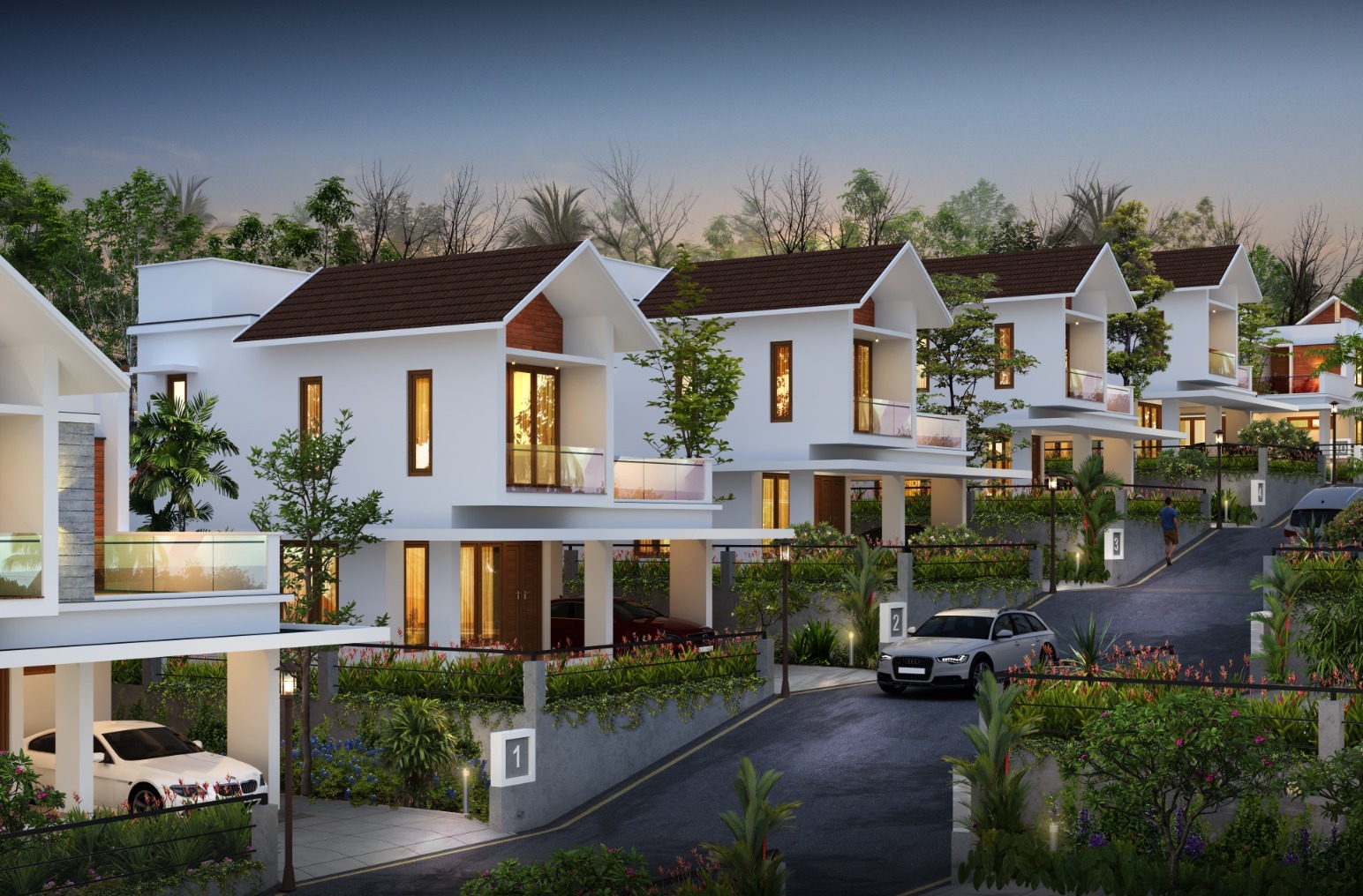 Villas in calicut,villa project in calicut,luxury villas in calicut, Ready hut developers 