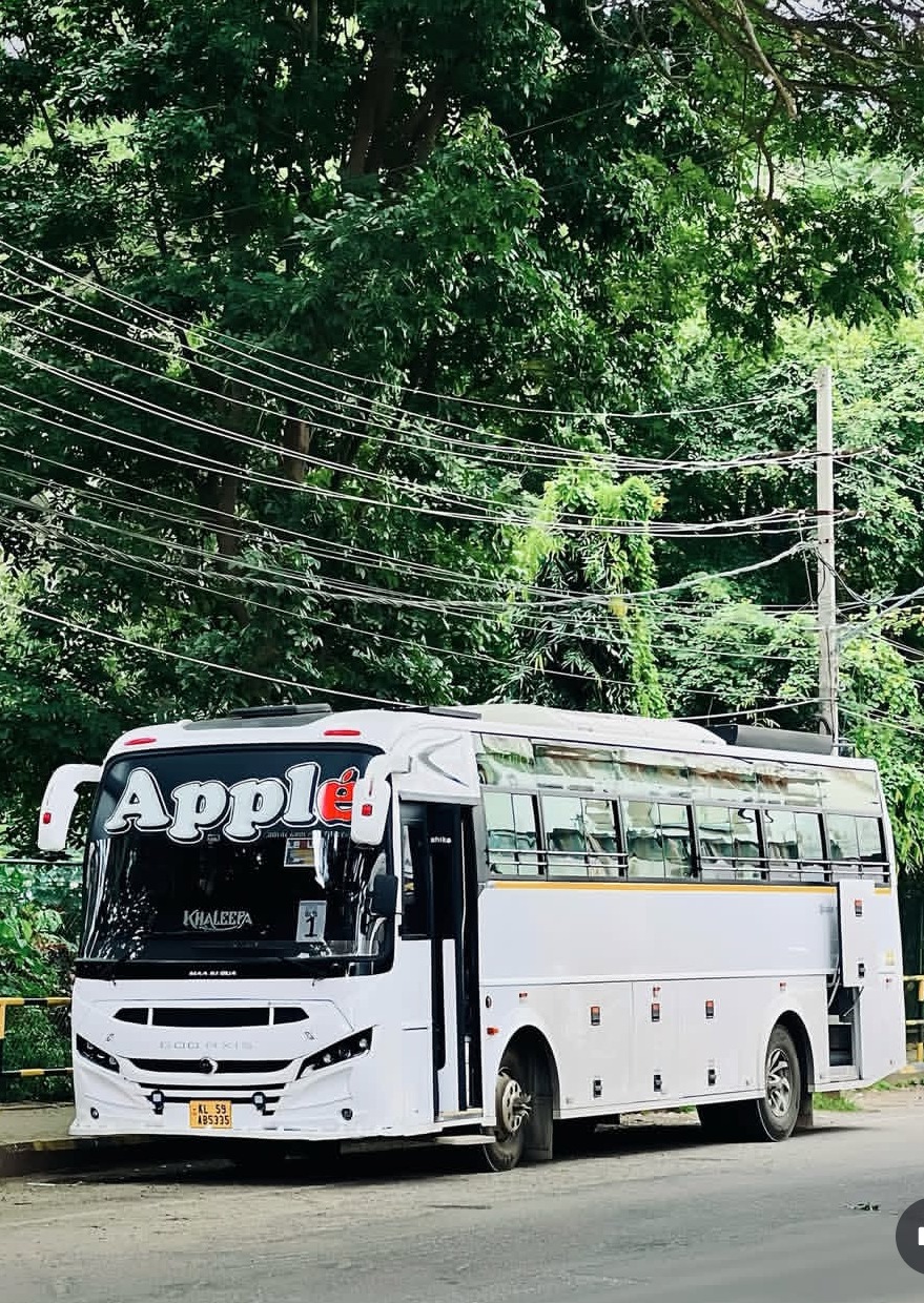 Tourist bus taliparamba, tourist bus service taliparamba kannur, Apple Holidays 