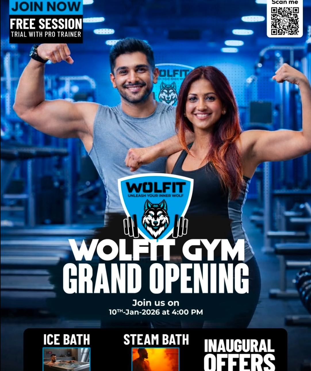 Best Gym Trivandrum,Premium Unisex Gym Trivandrum Ambalamukku,Wolfix Unisex Gym Trivandrum Ambalamukku
