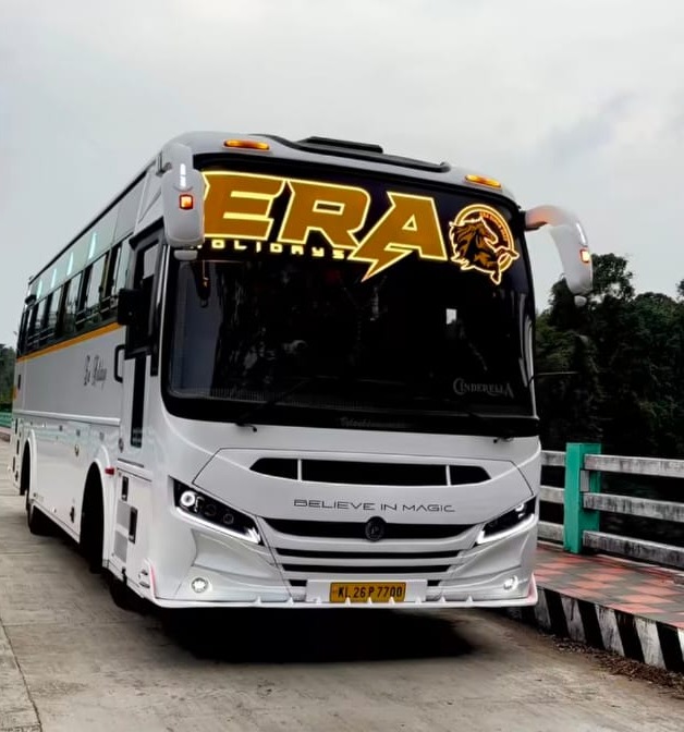 Tourist Bus Adoor,Traveller Adoor,Tourist Bus Service Adoor Pathanamthitta,ERA Holidays  