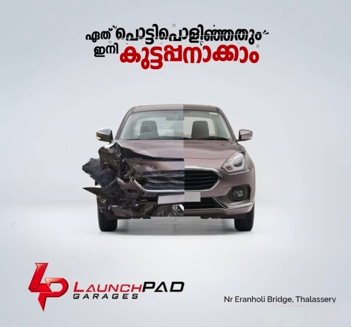 Car Workshop Thalassery,Car Accessories Thalassery,Car Bodykits Thalassery,LaunchPad Garage