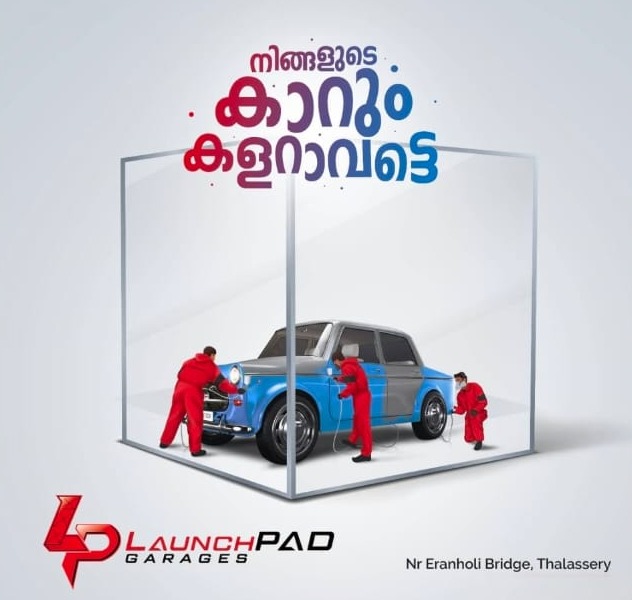 Car Workshop Thalassery,Car Accessories Thalassery,Car Bodykits Thalassery,LaunchPad Garage