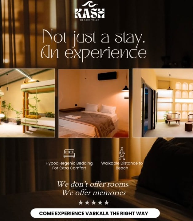 Beach Resort Varkala ,Beach Villa Varkala,Stay in Varkala,Kash Villa 