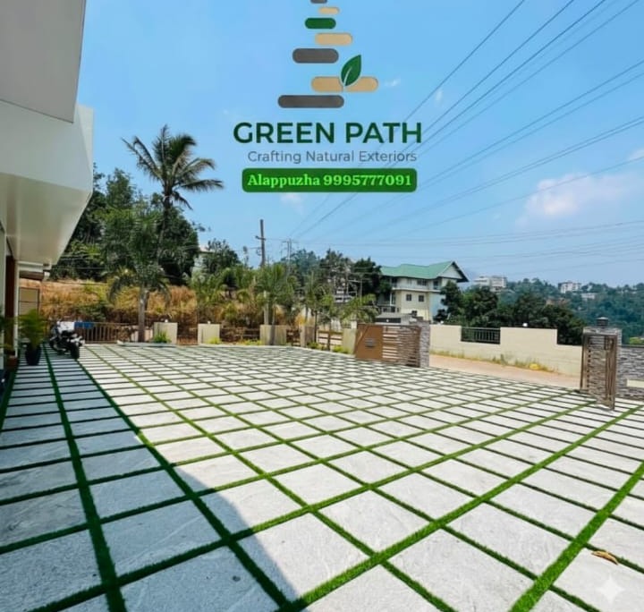 Landscaping Work Kottayam, Bangalore Stone Work Kottayam, Garden Work Kottayam,Green Path Landscaping