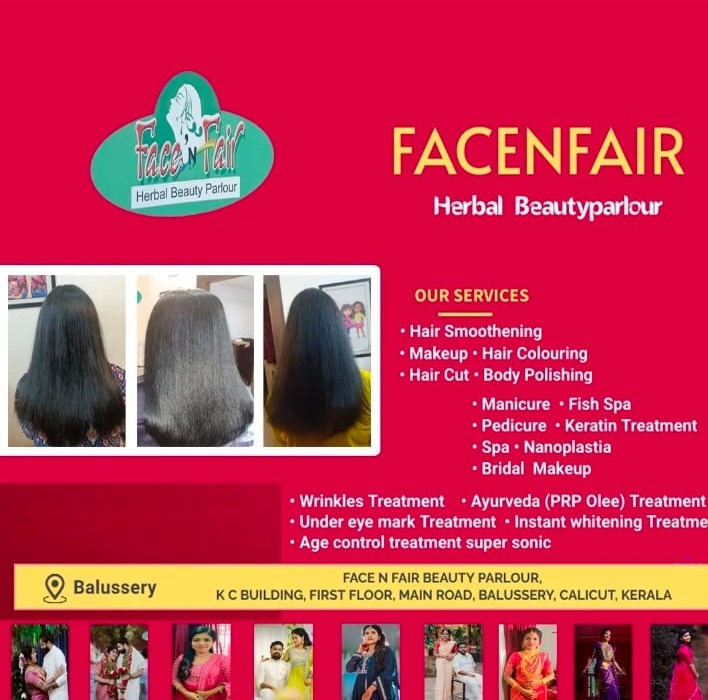 Herbal Beautyparlour Balussery Calicut ,Makeup Artist  Balussery Calicut ,FaceNFair Herbal Beautyparlour 