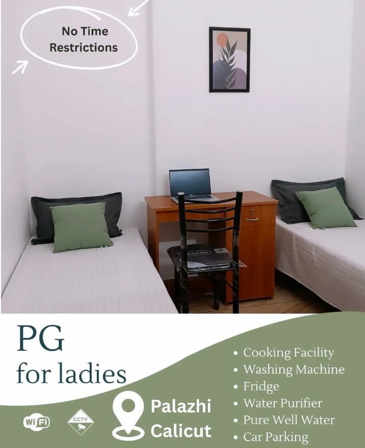 PG for Female Palazhi Calicut,Womens PG Palazhi Calicut,PG Near Iqra Clinic Calicut,Stayge 