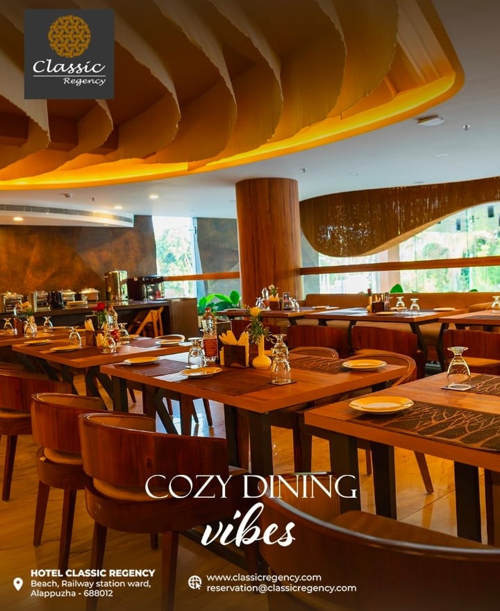 Hotel alappuzha,Hotel stay near beach alappuzha,Classic Regency 