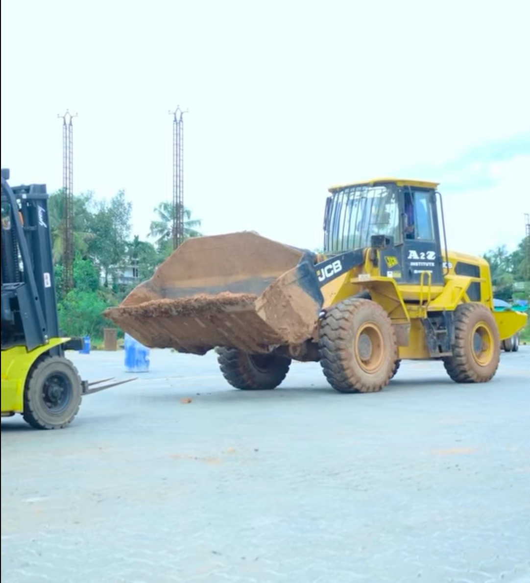 Heavy Equipment Institute Kochi, Heavy Trailer JCB Forklift Tower Crane Training Centre Kochi, Heavy Equipment Training Kochi,A2Z Heavy Equipment Institute 