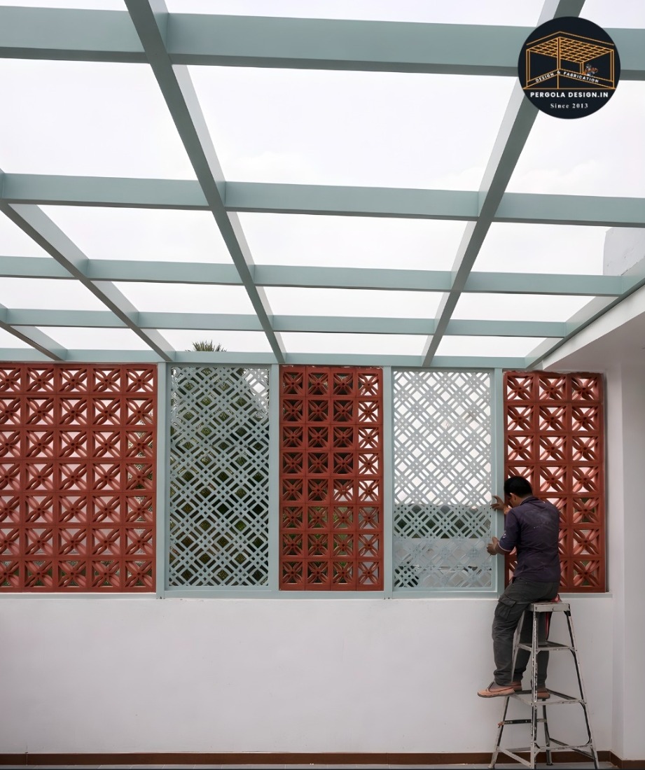 Premium Pergola Banaswadi Bangalore, Outdoor Makeover Banaswadi Bangalore, Pergola Design.in Design and Fabrication 