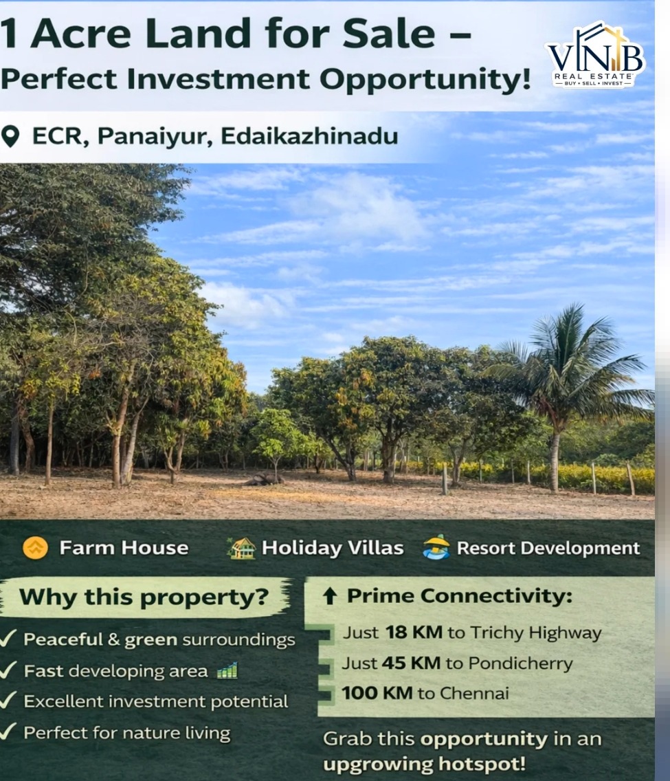 Real estate Tamilnadu, Property Consultant Tamilnadu,Land buying and selling Tamilnadu, Tamilnadu,VNB Real Estate 