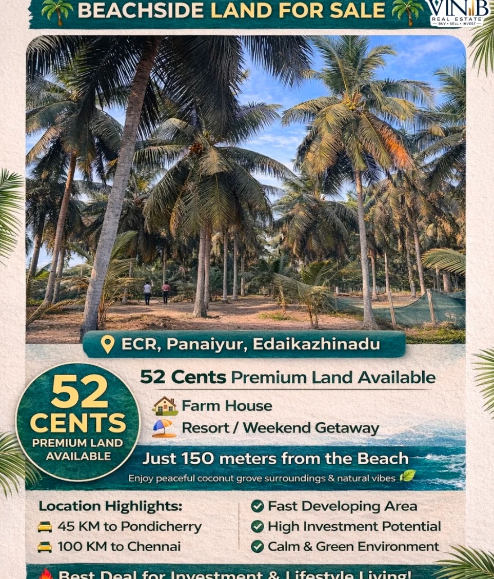 Real estate Tamilnadu, Property Consultant Tamilnadu,Land buying and selling Tamilnadu, Tamilnadu,VNB Real Estate 