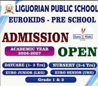 Preschool in Chalukunnu , Kindergarten in Chalukunnu , Nursery school Kottayam, LKG & UKG class in Chalukunnu, Liguorian EuroKids