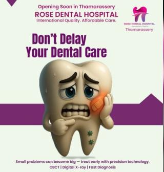 Dental x-ray  Clear aligner  Dental Implant Dental Zirconia Thamarassery, Dentist near me Thamarassery, Rose Dental 