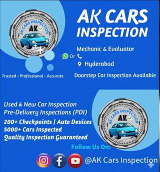 Car's inspection service Hyderabad, PDI Inspection service Hyderabad, AK Car's Inspection service Hyderabad