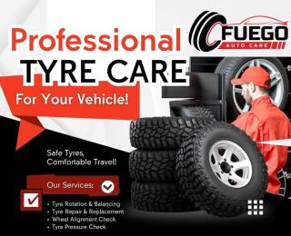 Car wash Pattambi, Wheel alignment Pattambi, Key duplication Pattambi,Tyre service Pattambi, Fuego Auto Care