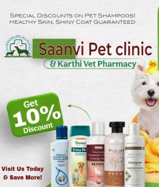 ​Veterinary Clinic Tirupati  Andhra Pradesh ​, Pet Pharmacy Tirupati​, Pet Skin and Coat Care Tirupati​, Saanvi Pet Clinic 