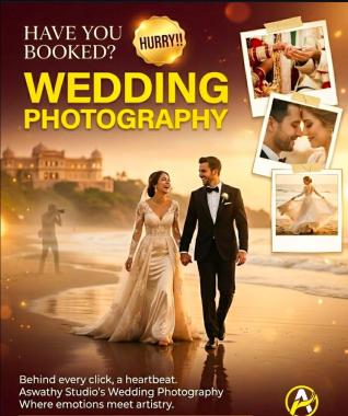  Photographer in Thiruvananthapuram, Wedding photography Thiruvananthapuram,  Professional photo lab Thiruvananthapuram, Aswathy Studio 