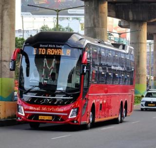 Premium transport sleeper buses Kochi to Bangalore, Premium transport Luxury Ac sleeper Kochi to Hydrabad, ​Royal Rich Bus  