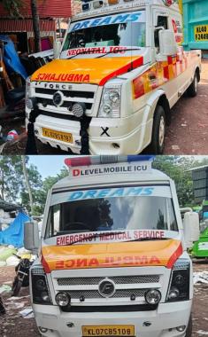 Ambulance service in  Ayathil Palathara​, 24/7 Emergency Medical Service Ayathil Palathara​, ​Dreams Ambulance Service