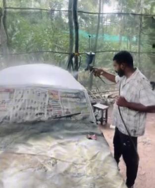 Vehicle Painting & custom  Sticker Works Vandiperiyar, Professional Auto Detailing Vandiperiyar, Aidhu's Garage 