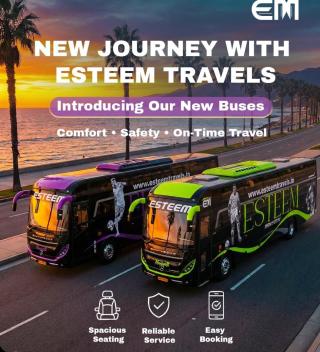 Premium AC  sleeper bus ​Calicut to Bangalore,   Online bus ticket booking  ​Calicut to Bangalore,  Esteem Travels  ​