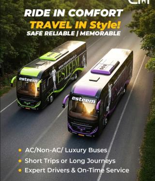 Premium AC  sleeper bus ​Calicut to Bangalore,   Online bus ticket booking  ​Calicut to Bangalore,  Esteem Travels  ​
