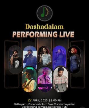 ​Live music band Trivandrum,  Live concert artists Trivandrum, Dashadalam 