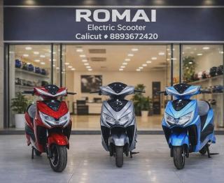  ​Romai EV scooter dealership in Calicut, ​Electric scooter dealership Calicut, ​Romai Electric scooter 