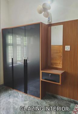 Interior desingn studio Kudallur Palakkad, Kitchen interior Cupbord work Palakkad, Pergola glass Doors& showcases work  Palakkad,​Glazing home interior