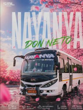 ​Travels in Tamil Nadu, ​Chennai to Pondicherry bus booking, ​​28 seater passenger van Chennai, Nayanya Tours and Travels 