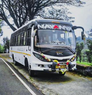 ​Travels in Tamil Nadu, ​Chennai to Pondicherry bus booking, ​​28 seater passenger van Chennai, Nayanya Tours and Travels 
