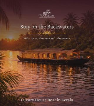 Boat tour agency  Bekal Neeleshwar Allappey, Luxury houseboat Service Bekal Neeleshwar Allappey,  ​Roxy Houseboat 