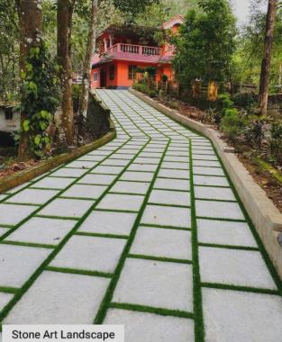 Landscaping companies in Kottayam,  Hardscape Softscape Outdoor Design stone work Kodungoor Kottayam, ​Stone Art Landscape