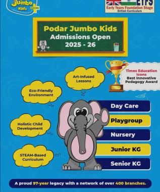 ​Day care in Gerugambakkam , Play school in Gerugambakkam Chennai, Jr KG Sr KG Nursery school in Gerugambakkam , Podar JumboKids  