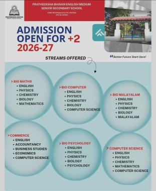 ​CBSE Schools in Cherthala Alappuzha , English Medium School in Cherthala Alappuzha, ​Pratheeksha Bhavan English Medium School 