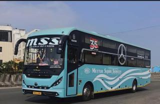Bus travel company Mettur Salem Coimbatore, Tamil nadu to other state bus travel service, Tirunnelveli to Bangalore to Chennai Bus booking service, MSS Mettur Super Services 