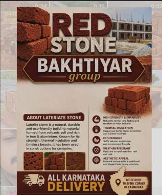 Red stone delivery service in Karnataka,  Jelly and sand delivery service in Karnataka, Bakhtiyar Group Karnataka
