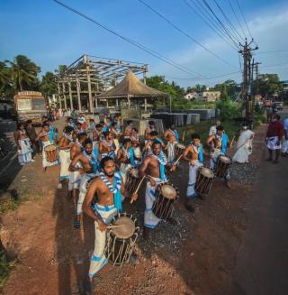 Sinkari Melam Troupe in Kannur, Kerala Traditional Music Band in Kannur, Chenda Melam Troupe in Kannur, Eakathalam Kalasamithi 